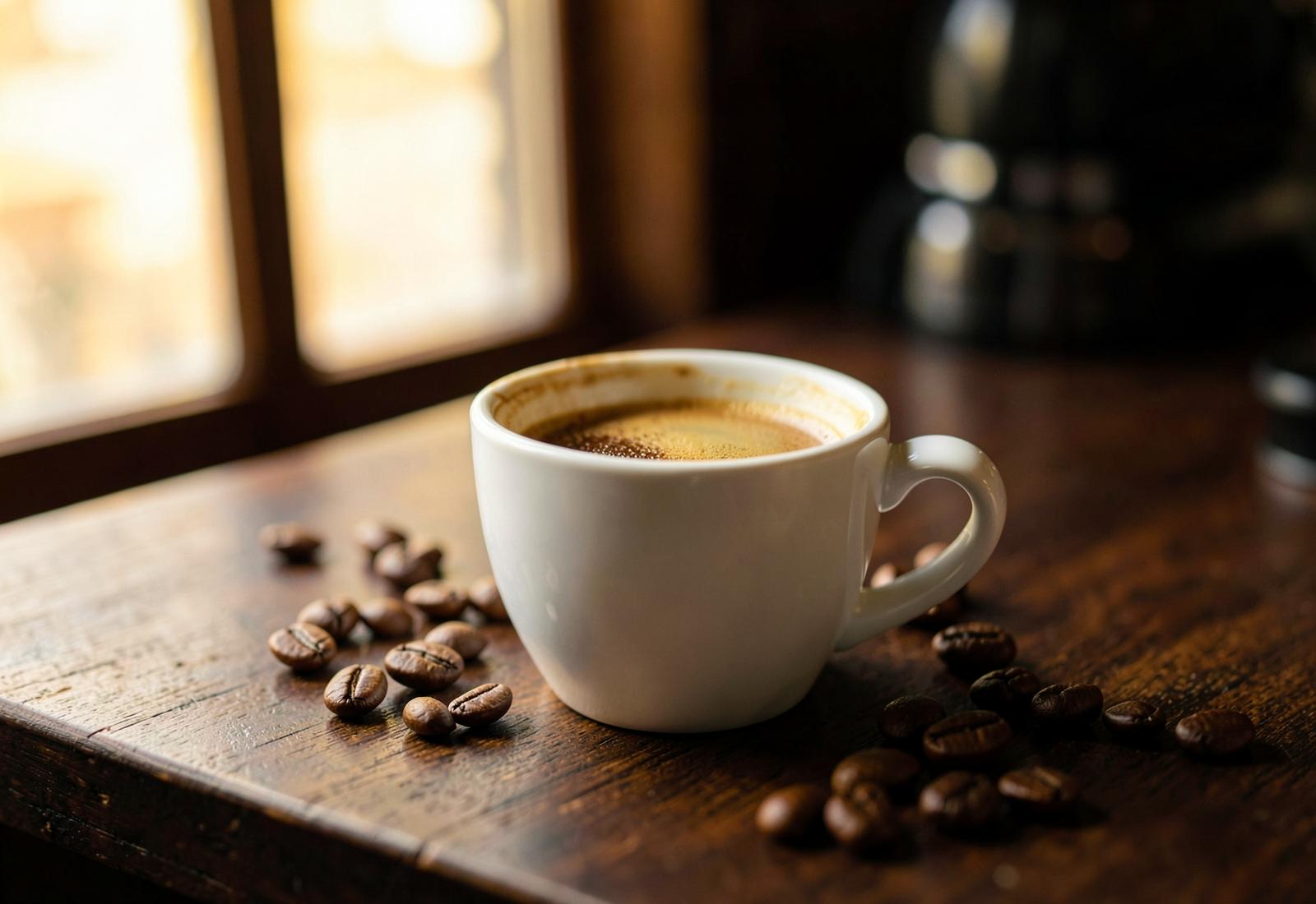 Chávena de espresso Bricelta acabado de extrair